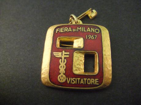 Internationale beurs Fiera di Milano 1967 Italië visitor